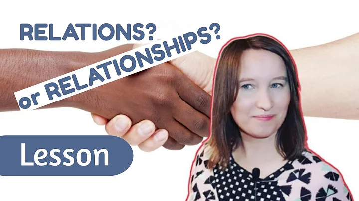 Difference between relation and relationship | English vocabulary lesson