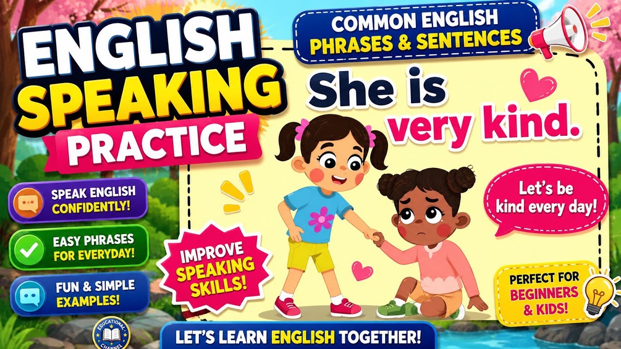 English Speaking Practice | Common English Phrases & Sentences