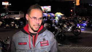 Московские байкеры устроили ночной заезд в память о Горшке