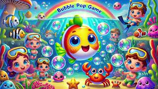🐠💦 Fishy’s Bubble Pop Game – Splash, Pop, and Play Under the Sea! 🌊| Nursery Rhymes & Kids Songs screenshot 5