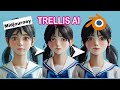 手動美化AI產出的模型 Refining TRELLIS AI Creations in Blender