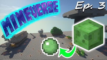 Building A SLIME FARM! - Mineverse Skyblock