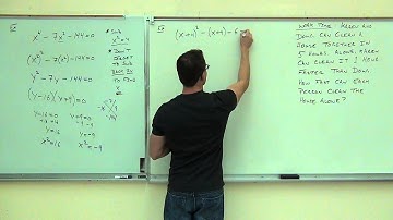 Intermediate Algebra Lecture 11.3 Part 3