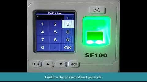 eSSL SF100 | HOW TO ENROLL NORMAL USER IN SF100 | IP based Fingerprint Time Attendance Device