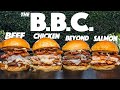 THE BBC BURGER FROM MY RESTAURANT SAMBURGERS (ALL 4 WAYS) | SAM THE COOKING GUY