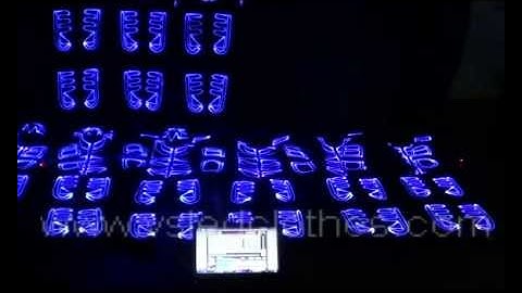 Tianchuang TC-0126 LED costumes, individual control parts by DMX512 software