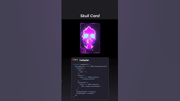 Skull Card 💀 Source Code   Link in bio🔥💥#skull #card #animation#shorts#trending#coding#vlog#live