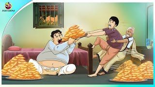 पेटू और पीठा || Hindi Kahaniya - Comedy Funny Stories – Fairy Tales in Hindi – SSOFTOONS screenshot 2