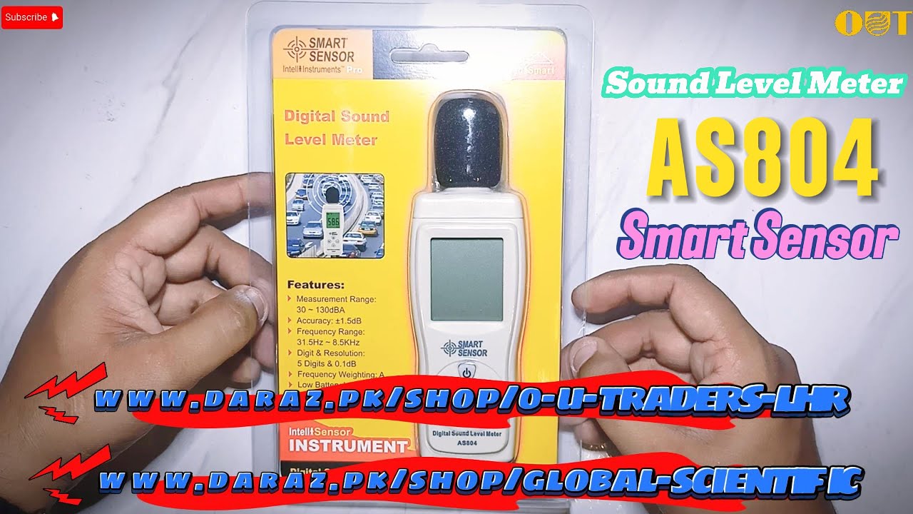 Digital Sound Level Meter AS804 Smart Senosr Measuring 30-130dB Noise l ...