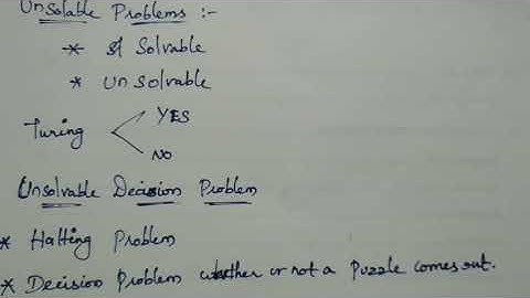 Theory of computation unsolvable problems with summery of toc and examples