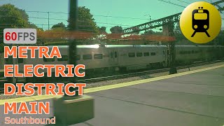 Metra Electric District SB, Chicago Millennium Station to University Park | VirtualTrain