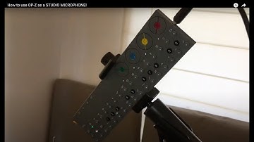 opz as a studio microphone