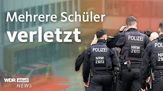 Amoklauf in Wuppertal: Messerangriff an Schule | WDR Aktuelle Stunde