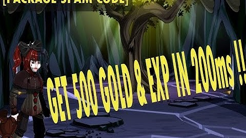 [AQW] LEVEL 65 + 4M Gold IN 2 HOURS WITH SPAM CODE, FASTEST WAY!