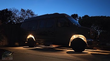 MICTUNING C4 RGBW Rock Lights Installed on Vannie VanGo