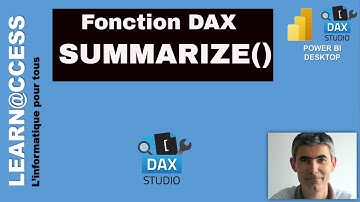 BI Desktop  -  Fonction DAX  : SUMMARIZE()
