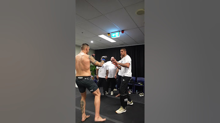 coach Alex Pereira in the building 🚨 #UFC312
