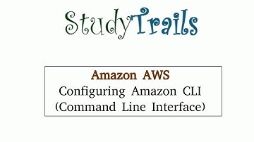 configure Amazon CLI (Command Line Interface) on unix
