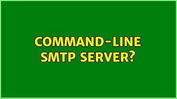 Command-line SMTP Server?