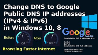 How to Change DNS to Google Public DNS for IPV4 and IPV6 in Windows 10 for Browsing Faster Internet screenshot 4