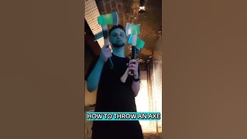 How To Throw An Axe #axe #axethrowing #tutorial