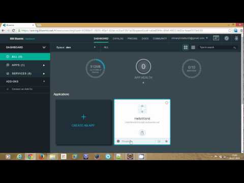 Deploy application from Eclipse to Bluemix using the plugin