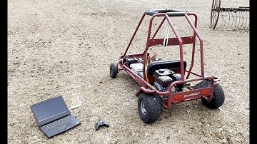 Remote Control Gas Go-Kart Demonstration with Arduino, Pi, and Python