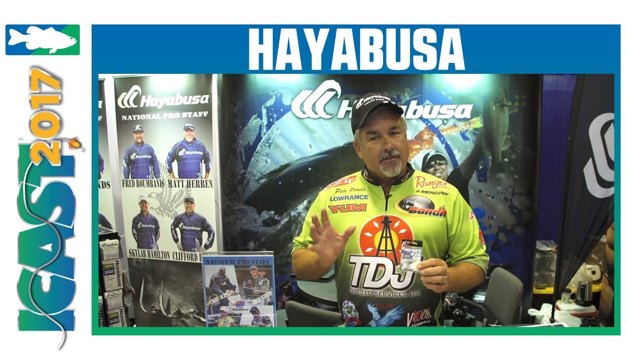 ICAST 2017 Videos - Hayabusa WRM202 Weedless Wacky SP Hooks with Pete Ponds