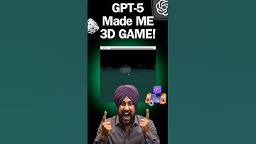 GPT-5 Made Me 3D game with Just One Prompt #gpt5 #chatgpt5 #aiagent #3dgames #ai3d #ai3danimation