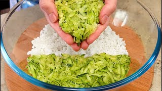 Do you have rice and zucchini at home? 3 best zucchini recipes. Simple and cheap