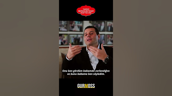 Lezzet Peşinde Biri Tarihi Merkez Efendi Köftecisi