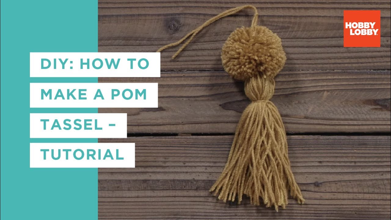 How to Attach Pom Poms & Tassels