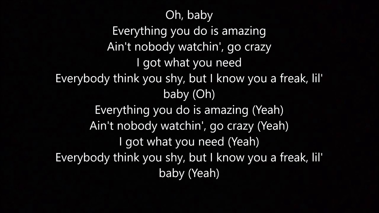 Chris Brown & Young Thug - Go Crazy (Lyrics) 