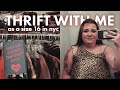 come thrift with me in nyc as a size 16