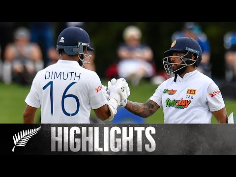 Sri Lanka Counter-Attack at Hagley | DAY 1 HIGHLIGHTS | BLACKCAPS v Sri Lanka | Hagley Oval