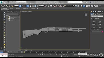 How to Model shotgun - 3DS Max 2015 tutorial