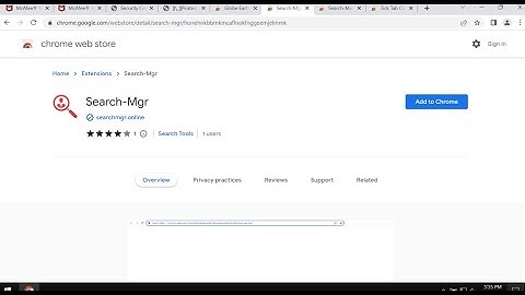 Search-Mgr browser-hijacking extension (removal guide).