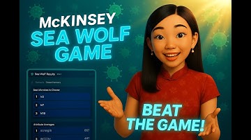 MCKINSEY SEA WOLF GAME (2025) | Beat the Game with Cognidoor Solver