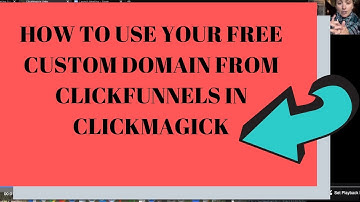 How to use your ClickFunnels Custom Domain in ClickMagick as a custom tracking link