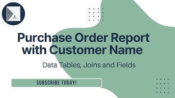 Build a Customer Purchase Order Report From Scratch in ConnectWise!