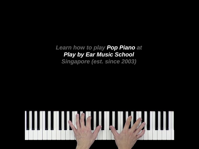 Pop Piano Improvisation course (Play by Ear Music School Singapore) class=