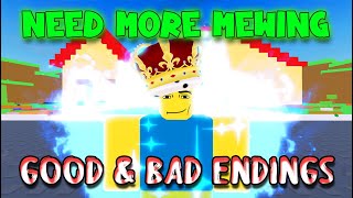 NEED MORE MEWING - Good And Bad Endings - Full Tutorial [ROBLOX]