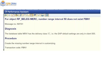 Fix SAP Number Range Error | FBN1 Configuration | SAP NR751 Solution