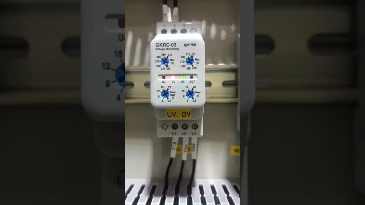 How to work Entes make UV, OV relay 