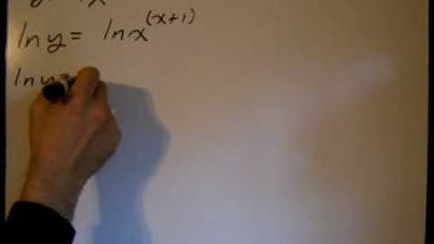 Logarithmic Differentiation(3)