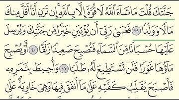 Surah Al Kahf | 18 | Sheikh Abdullah Al Juhani - سورة الكهف | ١٨ | الشيخ عبدالله الجهني