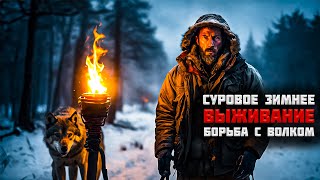 Суровое зимнее выживание, борьба с волком! | Winter Survival demo 2024