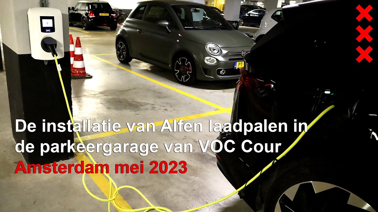 EV-Laadpalen VvE Parkeergarage VOC Cour Amsterdam.