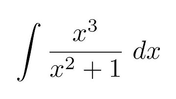 (Method 2) Integral of x^3/(x^2+1) (substitution)