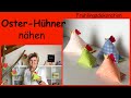 Frühlings-Oster-Hühner, hübsche Dekoration für die Osterzeit